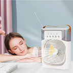 DLC Cooling Fan With Ice - Personal Portable Ice Mist Fan